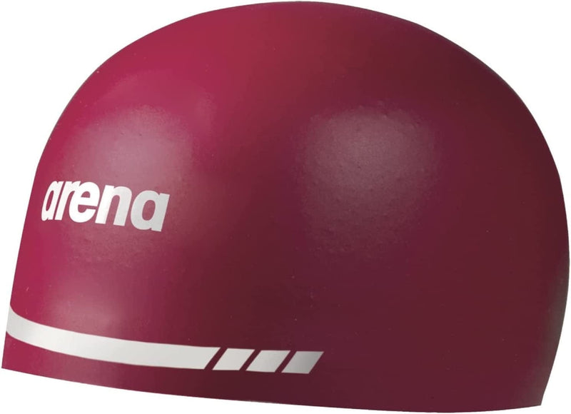 Arena 3D Soft USA Unisex Racing Swim Cap for Women and Men, 100% Silicone, Wrinkle-Free, Adaptive Fit Sporting Goods > Outdoor Recreation > Boating & Water Sports > Swimming > Swim Caps Arena North America Red Medium 