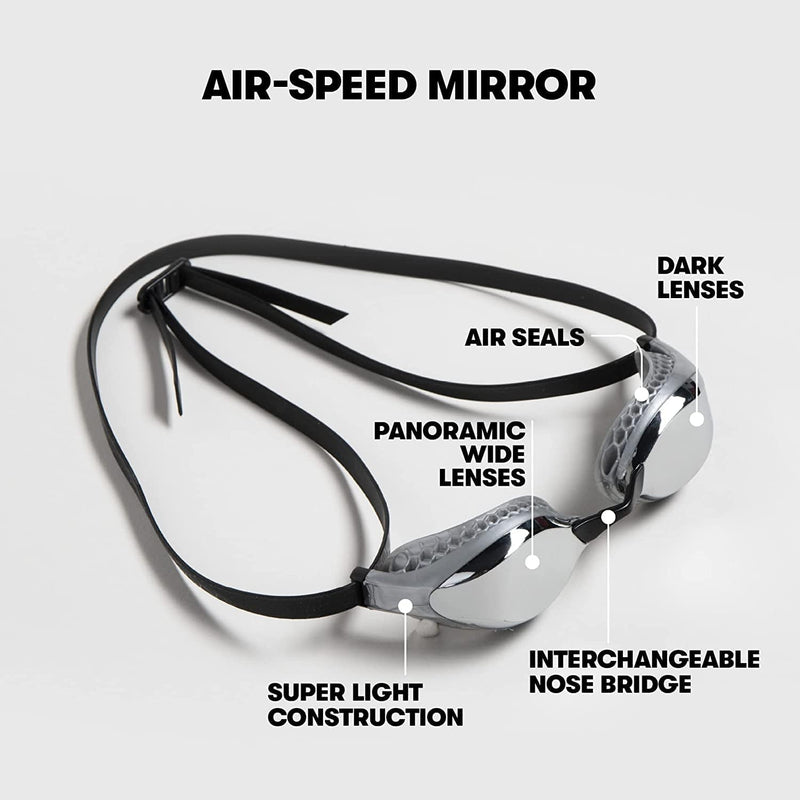 Arena Air-Speed Anti-Fog Swim Goggles for Men and Women Sporting Goods > Outdoor Recreation > Boating & Water Sports > Swimming > Swim Goggles & Masks Arena   