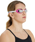 Arena Air-Speed Anti-Fog Swim Goggles for Men and Women Sporting Goods > Outdoor Recreation > Boating & Water Sports > Swimming > Swim Goggles & Masks Arena Silver Mirror / Pink Mirrored 