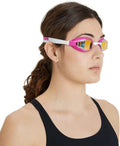 Arena Air-Speed Anti-Fog Swim Goggles for Men and Women Sporting Goods > Outdoor Recreation > Boating & Water Sports > Swimming > Swim Goggles & Masks Arena Yellow Copper Mirror / Pink Mirrored 