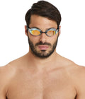 Arena Air-Speed Anti-Fog Swim Goggles for Men and Women Sporting Goods > Outdoor Recreation > Boating & Water Sports > Swimming > Swim Goggles & Masks Arena Yellow Copper Mirror / Silver Mirrored 