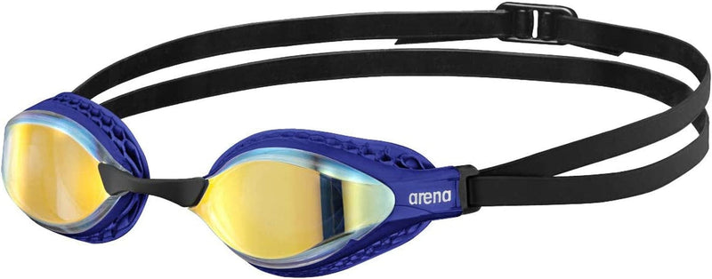 Arena Air-Speed Anti-Fog Swim Goggles for Men and Women Sporting Goods > Outdoor Recreation > Boating & Water Sports > Swimming > Swim Goggles & Masks Arena Yellow Copper Mirror / Blue Mirrored 