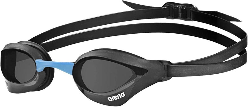 Arena Cobra Core Swim Goggles for Men and Women Sporting Goods > Outdoor Recreation > Boating & Water Sports > Swimming > Swim Goggles & Masks Arena Smoke / Black / Blue Swipe Anti-fog Non-mirror (New) 