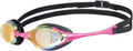 Arena Cobra Mirror and Non-Mirror Swim Goggles for Men and Women Sporting Goods > Outdoor Recreation > Boating & Water Sports > Swimming > Swim Goggles & Masks arena Yellow Copper / Pink Non-mirrored 