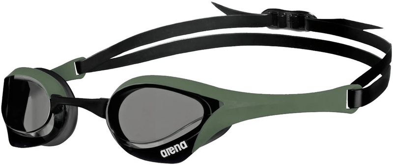 Arena Cobra Ultra Racing Swim Goggles for Men and Women Sporting Goods > Outdoor Recreation > Boating & Water Sports > Swimming > Swim Goggles & Masks Arena Smoke / Army / Black Standard Anti-fog Non-mirror 