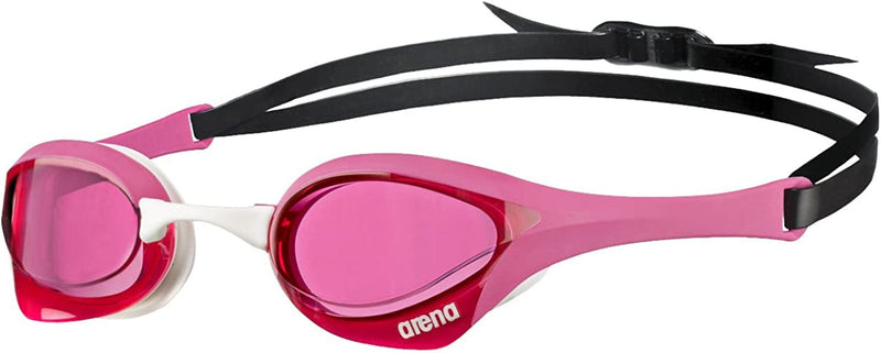Arena Cobra Ultra Racing Swim Goggles for Men and Women Sporting Goods > Outdoor Recreation > Boating & Water Sports > Swimming > Swim Goggles & Masks arena Pink / Pink / White Non-mirrored 