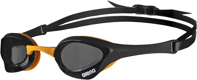 Arena Cobra Ultra Racing Swim Goggles for Men and Women Sporting Goods > Outdoor Recreation > Boating & Water Sports > Swimming > Swim Goggles & Masks arena Dark Smoke / Black / Orange Non-mirrored 