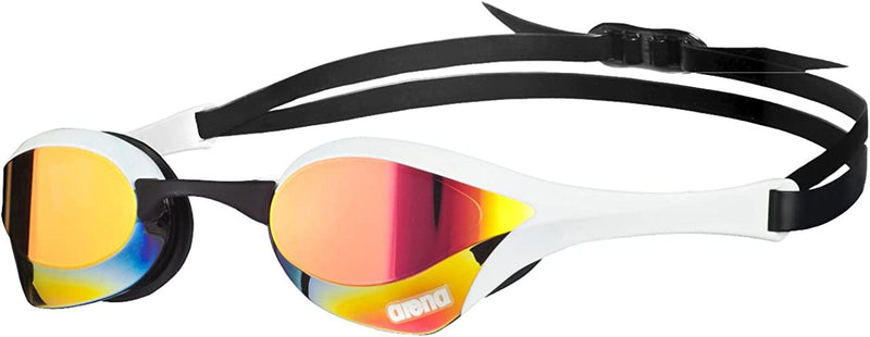 Arena Cobra Ultra Racing Swim Goggles for Men and Women Sporting Goods > Outdoor Recreation > Boating & Water Sports > Swimming > Swim Goggles & Masks arena Red Copper / White / Black Mirrored 