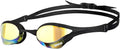 Arena Cobra Ultra Racing Swim Goggles for Men and Women Sporting Goods > Outdoor Recreation > Boating & Water Sports > Swimming > Swim Goggles & Masks arena Yellow Copper / Black / Black Mirrored 
