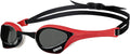 Arena Cobra Ultra Racing Swim Goggles for Men and Women Sporting Goods > Outdoor Recreation > Boating & Water Sports > Swimming > Swim Goggles & Masks arena Smoke / Red / White Non-mirrored 