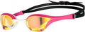 Arena Cobra Ultra Swipe Racing Swim Goggles for Men and Women, Mirror/Non-Mirror Lens, Anti-Fog, UV Protection, Dual Strap Sporting Goods > Outdoor Recreation > Boating & Water Sports > Swimming > Swim Goggles & Masks arena Yellow Copper / Pink Swipe Mirrored 