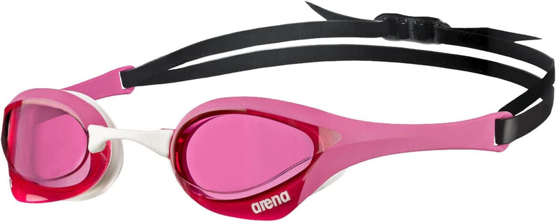Arena Cobra Ultra Swipe Racing Swim Goggles for Men and Women, Mirror/Non-Mirror Lens, Anti-Fog, UV Protection, Dual Strap Sporting Goods > Outdoor Recreation > Boating & Water Sports > Swimming > Swim Goggles & Masks arena Pink / Pink / White Swipe Non-mirrored 