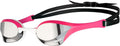 Arena Cobra Ultra Swipe Racing Swim Goggles for Men and Women, Mirror/Non-Mirror Lens, Anti-Fog, UV Protection, Dual Strap Sporting Goods > Outdoor Recreation > Boating & Water Sports > Swimming > Swim Goggles & Masks arena Silver / Pink Swipe Mirrored 