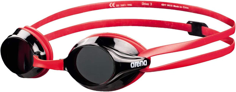 Arena Drive 3 Swim Goggles Sporting Goods > Outdoor Recreation > Boating & Water Sports > Swimming > Swim Goggles & Masks arena Red / Smoke  