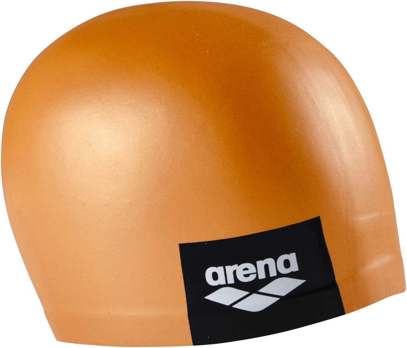 Arena Logo Moulded Swim Cap Sporting Goods > Outdoor Recreation > Boating & Water Sports > Swimming > Swim Caps arena Pinkish Orange  