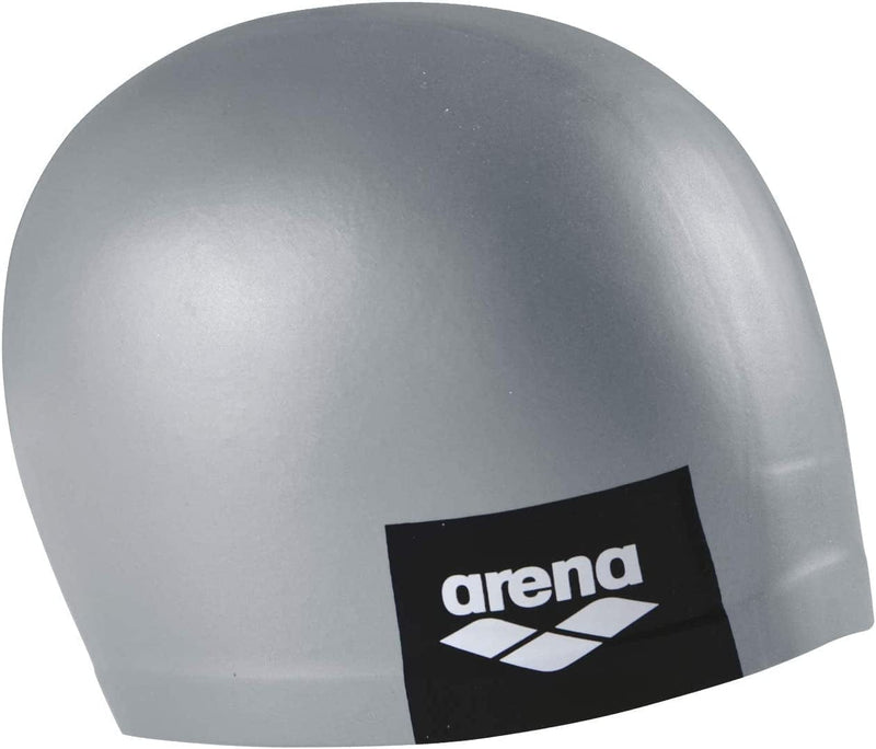 Arena Logo Moulded Swim Cap Sporting Goods > Outdoor Recreation > Boating & Water Sports > Swimming > Swim Caps arena Grey  