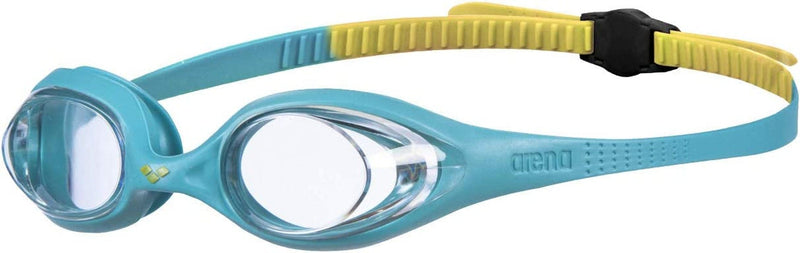 Arena Spider Youth, Child, and Adult Swim Goggles Sporting Goods > Outdoor Recreation > Boating & Water Sports > Swimming > Swim Goggles & Masks Arena North America Clear / Mint / Yellow Youth Non-mirrored 