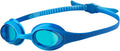 Arena Spider Youth, Child, and Adult Swim Goggles Sporting Goods > Outdoor Recreation > Boating & Water Sports > Swimming > Swim Goggles & Masks Arena North America Lightblue / Blue / Blue Child Non-mirrored 