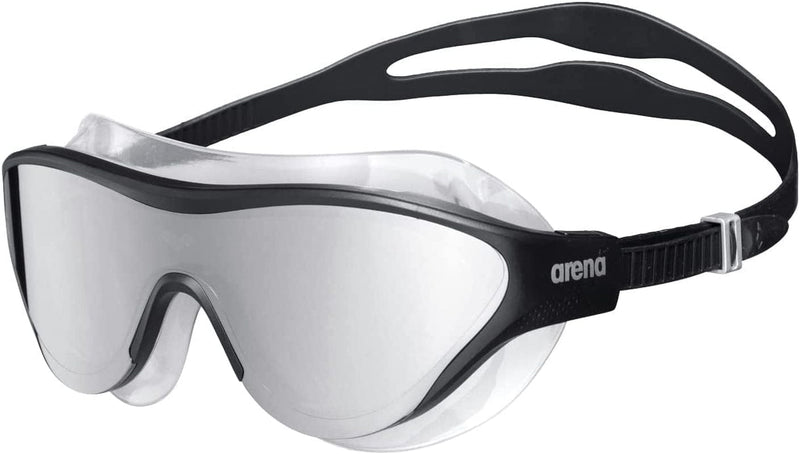 Arena the One Mask Swim Goggles for Men and Women Sporting Goods > Outdoor Recreation > Boating & Water Sports > Swimming > Swim Goggles & Masks arena Silver/Black Mirror Lens 