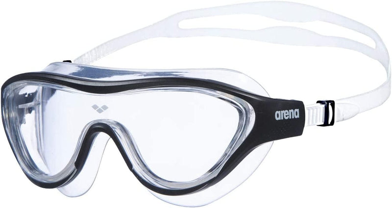 Arena the One Mask Swim Goggles for Men and Women Sporting Goods > Outdoor Recreation > Boating & Water Sports > Swimming > Swim Goggles & Masks arena Clear/Black Non-mirror Lens 