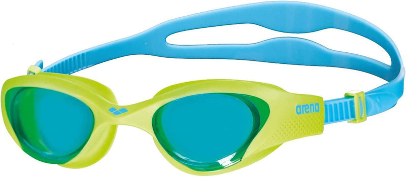 Arena the One Swim Goggles for Youth and Adults Sporting Goods > Outdoor Recreation > Boating & Water Sports > Swimming > Swim Goggles & Masks Arena North America Light Blue / Lime / Blue Youth Non-mirrored 