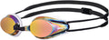 Arena Tracks Youth and Adult Swim Goggles Sporting Goods > Outdoor Recreation > Boating & Water Sports > Swimming > Swim Goggles & Masks Arena White / Red Copper / Black Adult Mirrored 