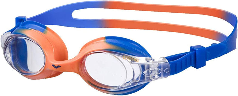 Arena X-Lite Kids Swim Goggles for Boys and Girls Sporting Goods > Outdoor Recreation > Boating & Water Sports > Swimming > Swim Goggles & Masks Arena Blue Orange / Clear Non-mirror 