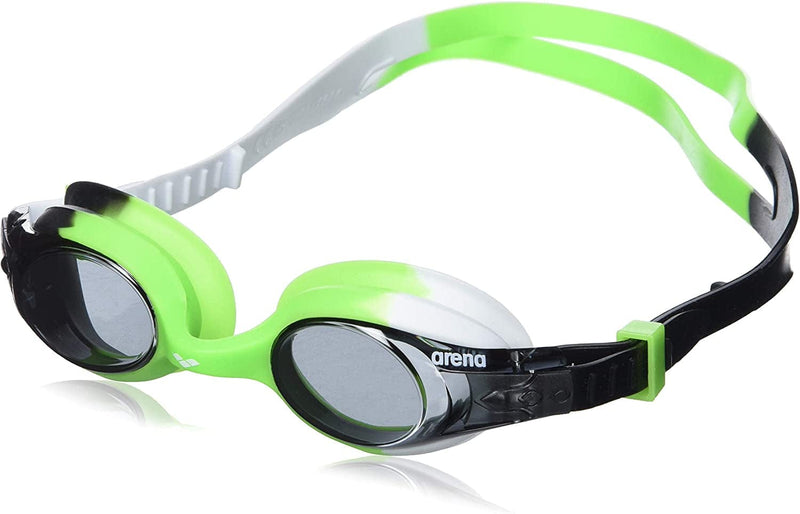 Arena X-Lite Kids Swim Goggles for Boys and Girls Sporting Goods > Outdoor Recreation > Boating & Water Sports > Swimming > Swim Goggles & Masks Arena Smoke / Green / Black Non-mirror 