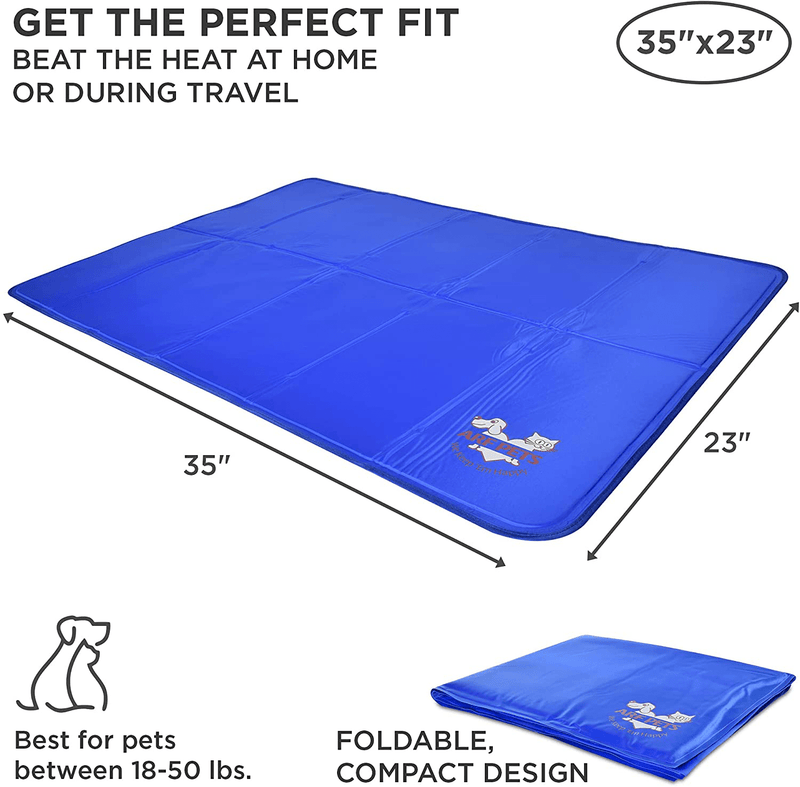 Arf Pets Pet Dog Self Cooling Mat Pad for Kennels, Crates and Beds 23X35 Animals & Pet Supplies > Pet Supplies > Dog Supplies > Dog Beds Arf Pets   