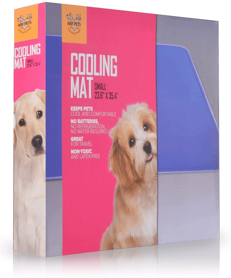 Arf Pets Pet Dog Self Cooling Mat Pad for Kennels, Crates and Beds 23X35 Animals & Pet Supplies > Pet Supplies > Dog Supplies > Dog Beds Arf Pets   
