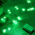 Ariceleo Led Fairy Lights Battery Operated, 1 Pack Mini Battery Powered Copper Wire Starry Fairy Lights for Bedroom, Christmas, Parties, Wedding, Centerpiece, Decoration (5M/16Ft Warm White) Home & Garden > Lighting > Light Ropes & Strings Ariceleo Green 4 Pack 