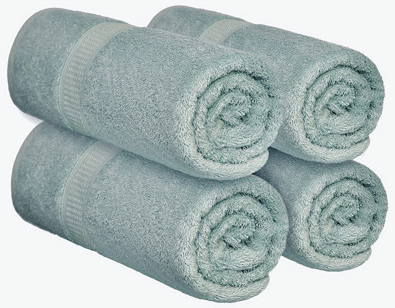 Ariv Towels - Bath Towels Set - Premium Bamboo Cotton Bath Towels - Ultra Absorbent, Soft Feel, Large and Quick Drying 30" X 52" (Duck Egg) - Towel Set of 4 Home & Garden > Linens & Bedding > Towels Terry Towels by SJL   