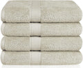 Ariv Towels - Bath Towels Set - Premium Bamboo Cotton Bath Towels - Ultra Absorbent, Soft Feel, Large and Quick Drying 30" X 52" (Grey) - Towel Set of 4 Home & Garden > Linens & Bedding > Towels Terry Towels by SJL Linen  