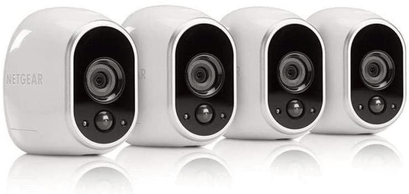 Arlo - Wireless Home Security Camera System | Night vision, Indoor/Outdoor, HD Video, Wall Mount | Includes Cloud Storage & Required Base Station | 1-Camera System (VMS3130) Cameras & Optics > Cameras > Surveillance Cameras Arlo 4 Camera Kit  