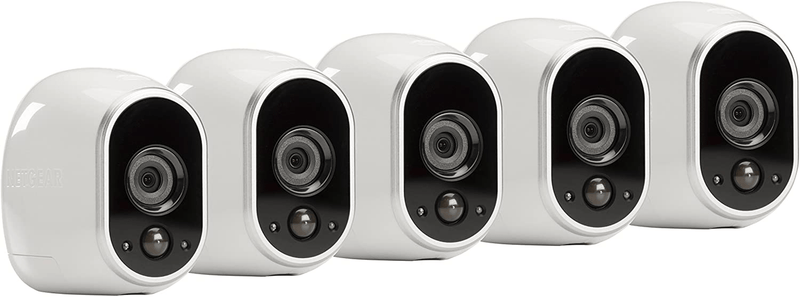Arlo - Wireless Home Security Camera System | Night vision, Indoor/Outdoor, HD Video, Wall Mount | Includes Cloud Storage & Required Base Station | 1-Camera System (VMS3130) Cameras & Optics > Cameras > Surveillance Cameras Arlo 5 Camera Kit  