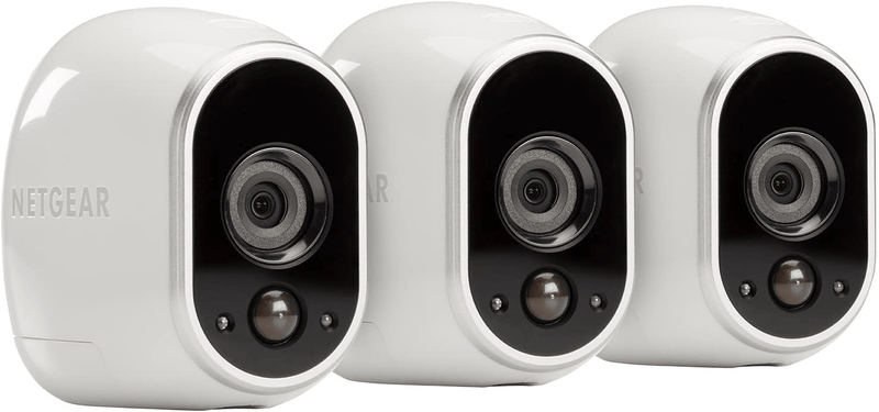Arlo - Wireless Home Security Camera System | Night vision, Indoor/Outdoor, HD Video, Wall Mount | Includes Cloud Storage & Required Base Station | 1-Camera System (VMS3130) Cameras & Optics > Cameras > Surveillance Cameras Arlo 3 Camera Kit  