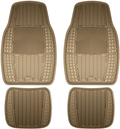 Armor All 78840ZN 4-Piece Black All Season Rubber Floor Mat Vehicles & Parts > Vehicle Parts & Accessories > Motor Vehicle Parts > Motor Vehicle Seating Armor All Tan 4-Piece Heavy Duty 
