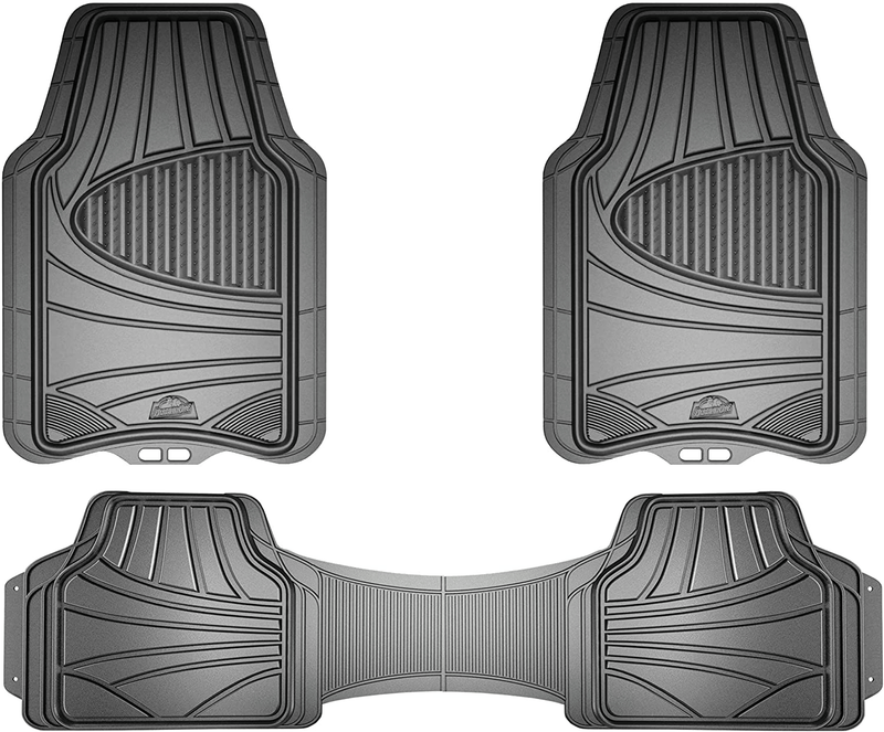 Armor All 78840ZN 4-Piece Black All Season Rubber Floor Mat Vehicles & Parts > Vehicle Parts & Accessories > Motor Vehicle Parts > Motor Vehicle Seating Armor All Grey 3-Piece 