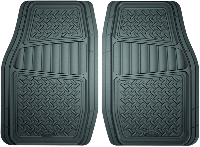 Armor All 78840ZN 4-Piece Black All Season Rubber Floor Mat Vehicles & Parts > Vehicle Parts & Accessories > Motor Vehicle Parts > Motor Vehicle Seating Armor All Grey 2-Piece 
