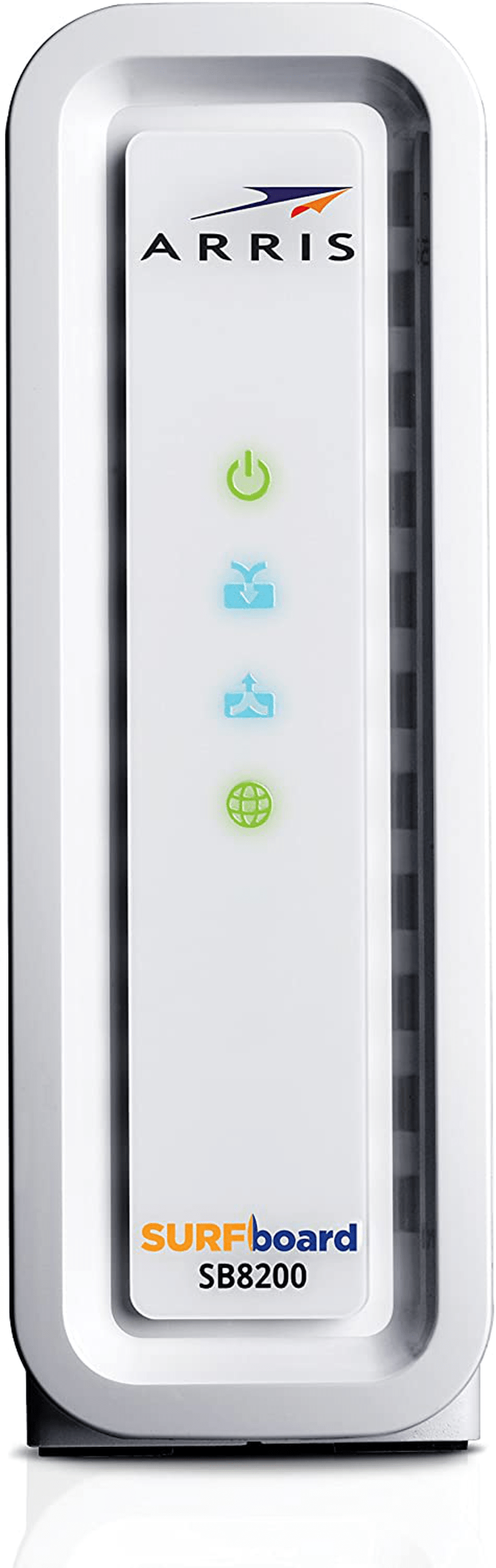 ARRIS SURFboard SB8200 DOCSIS 3.1 Gigabit Cable Modem, Approved for Cox, Xfinity, Spectrum & others , White , Max Internet Speed Plan 2000 Mbps Electronics > Networking > Modems ARRIS   