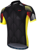 ARSUXEO Men's Cycling Jersey Short Sleeves Mountain Bike Shirt MTB Top Zipper Pockets Reflective Sporting Goods > Outdoor Recreation > Cycling > Cycling Apparel & Accessories ARSUXEO Z850 Medium 