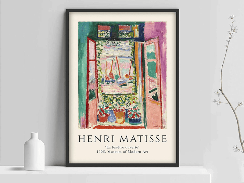 Art Prints and Posters Henri Matisse Das offene Fenster Poster Matisse Kunstdruck Matisse Kunst Ausstellung Plakat Matisse Fishbowl Poster Henri Matisse Ausstellung Home & Garden > Decor > Artwork > Posters, Prints, & Visual Artwork Pozino   
