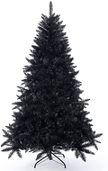 Artificial Christmas Tree Classic Xmas Pine Tree with Solid Metal Stand 5/6/7 FT Unlit Pink Home & Garden > Decor > Seasonal & Holiday Decorations > Christmas Tree Stands Senjie Black 5 FT 