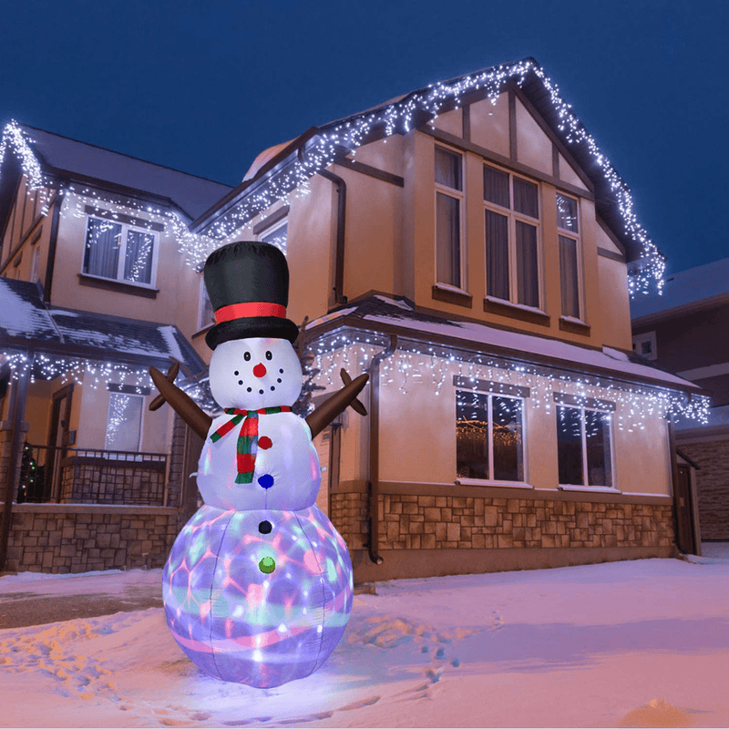 Artiflr 8FT Christmas Inflatable Snowman, with LED Light Christmas Decoration for Indoor Outdoor Yard Garden Decorations Home & Garden > Decor > Seasonal & Holiday Decorations& Garden > Decor > Seasonal & Holiday Decorations Artiflr   