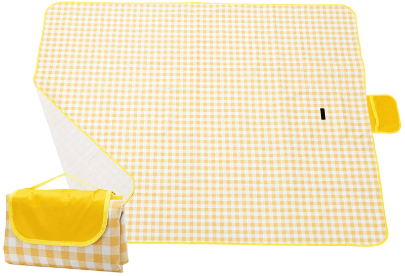 ARTISHION Outdoor Picnic Blanket Foldable Picnic Mat Waterproof Sandproof 3-Layer Extra Large for Family Travel Beach Camping Hiking 80”x60” / 80”x80” (Brown, 80" x 60") Home & Garden > Lawn & Garden > Outdoor Living > Outdoor Blankets > Picnic Blankets ARTISHION Yellow 80" x 60" 