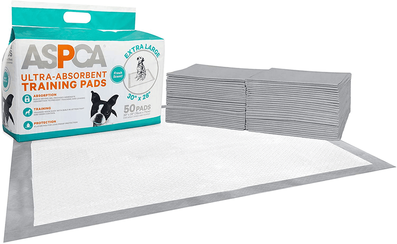 ASPCA Dog Training Pads Animals & Pet Supplies > Pet Supplies > Dog Supplies > Dog Diaper Pads & Liners ASPCA Fresh Scent XL 30" x 28" - Pack of 50 