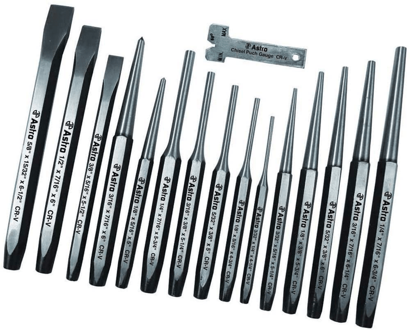 Astro Pneumatic Tool 1600 16-Piece Punch and Chisel Set Hardware > Tools > Tool Sets > Hand Tool Sets Astro Pneumatic Tool Update Version  