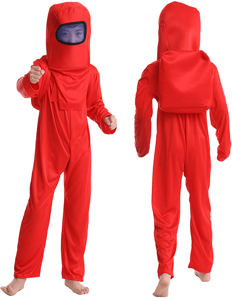 Astronaut Costume A-mong Jumpsuits Kids Boys Halloween Cosplay Christmas Party Apparel & Accessories > Costumes & Accessories > Costumes JQMAO   