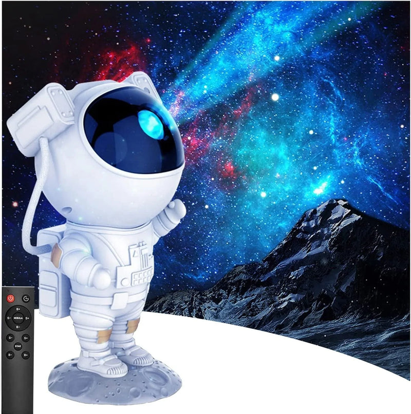 Astronaut Light Projector, Galaxy Projector with Timer and Remote Control -360°Adjustable Design, Bedroom Night Light, Nebula Lamp for Gaming Room, Home Theater, Great Gift for Children and Adults