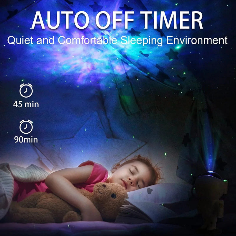 Astronaut Light Projector Star Night Lamp Kids Astromora Galaxy Bedroom Ceiling Decorations Starry Sky LED Robot Spaceman Toys Boys Girls Birthday Christmas Gift Chilren Teens 4-10-12 Years Old Home & Garden > Lighting > Night Lights & Ambient Lighting Yimidear   